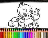 pnis - Baby girl coloring