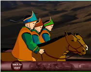 Race across the steppe pónis HTML5 játék