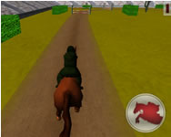 Jumping horse 3D pónis HTML5 játék
