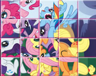 My Little Pony rotate puzzle pónis játékok