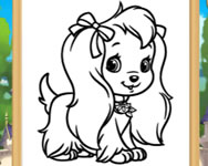 Princess of pets coloring