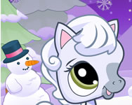 Snowy pony pónis ingyen játék