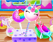 Unicorn cake pops játékok ingyen